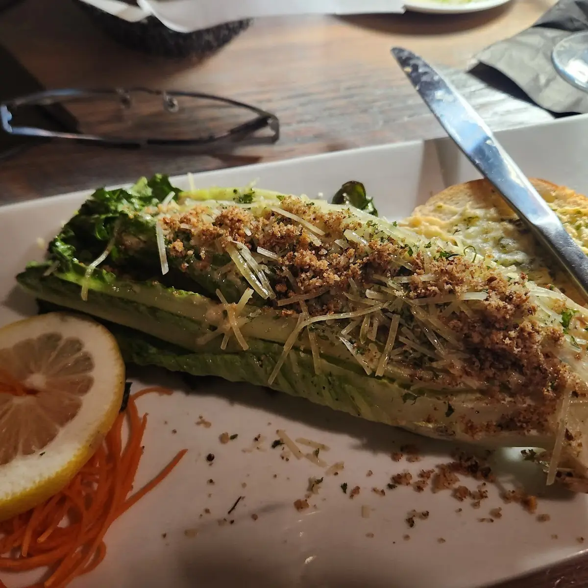 Grilled Caesar Salad