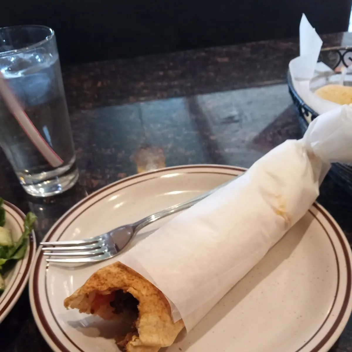 Lunch shawarma plate