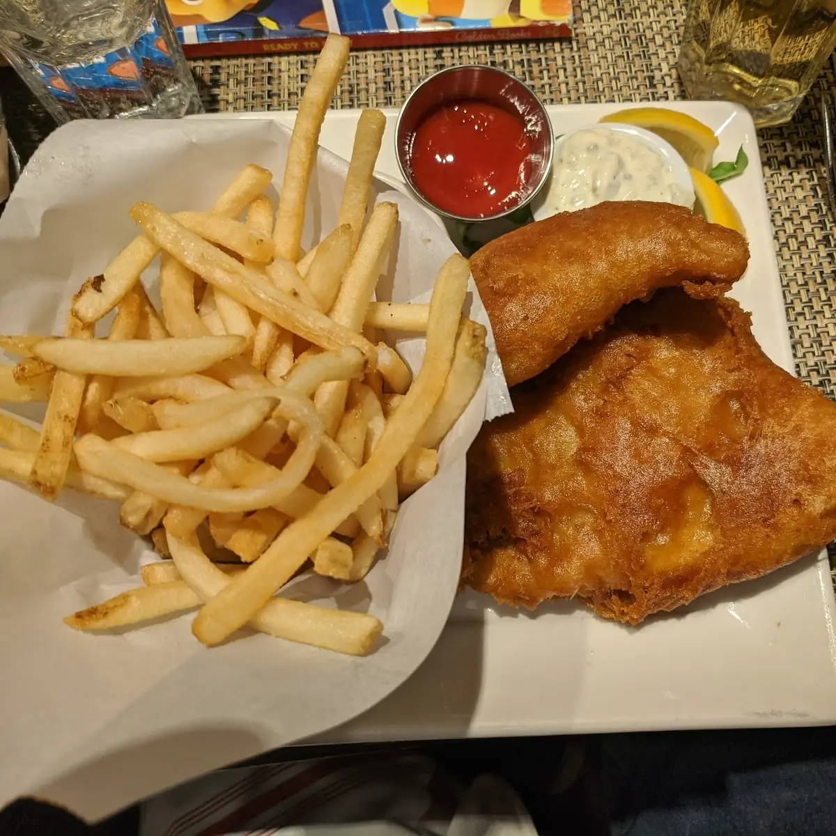 Beer Battered Fish & Chips