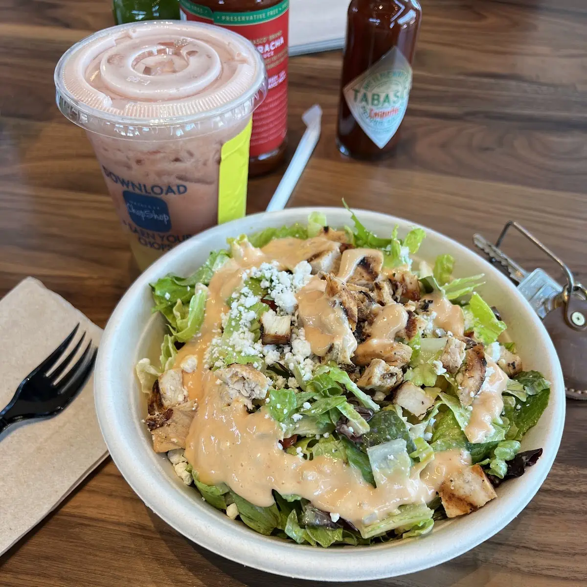 BBQ Chicken Salad Sub