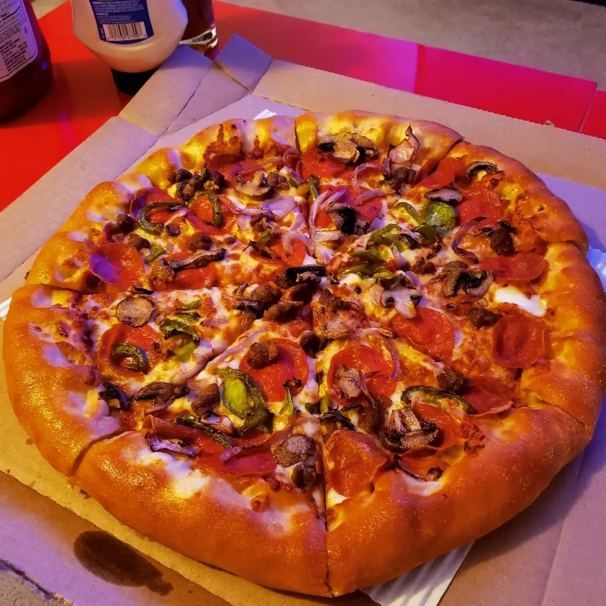 Stuffed Crust Supreme Pizza