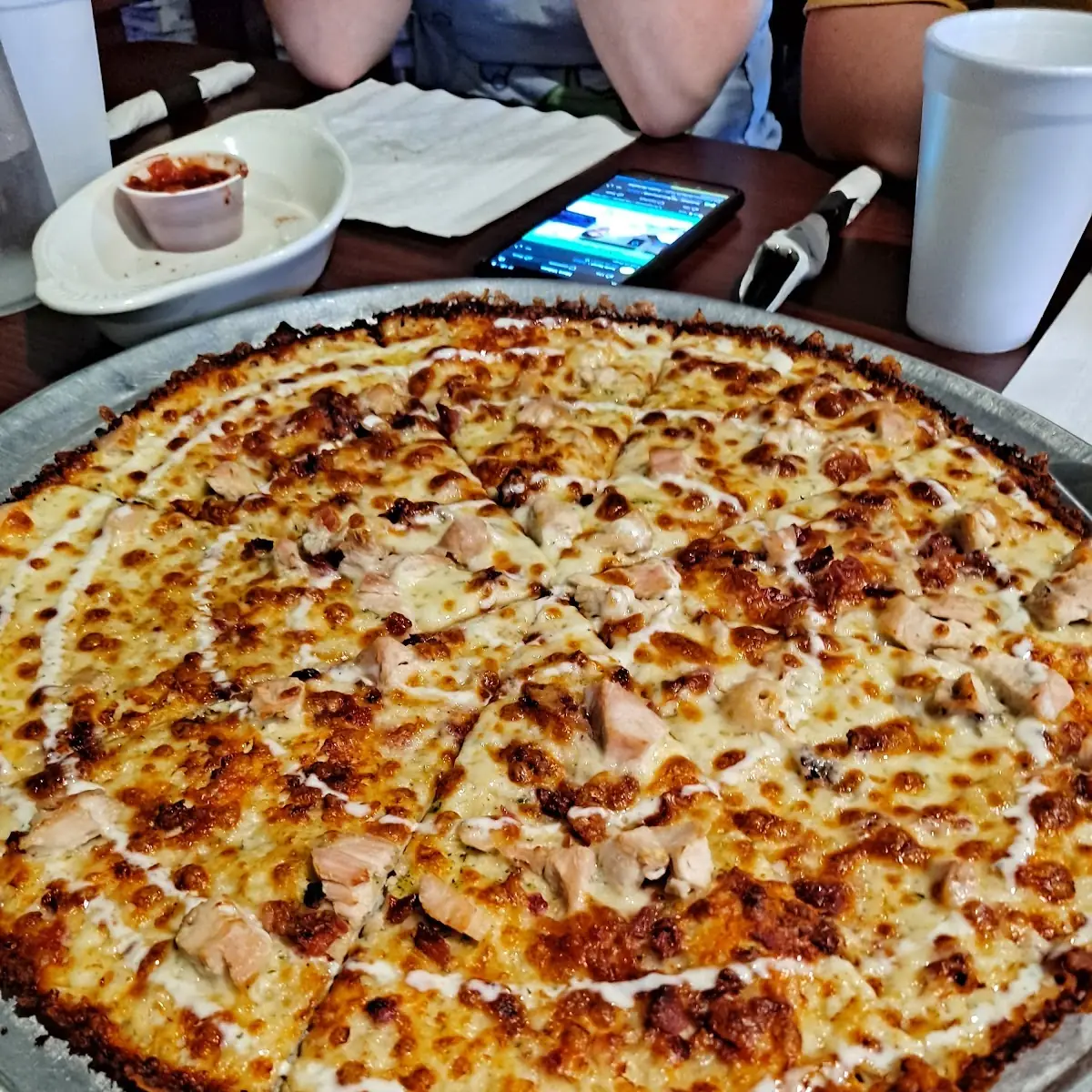 Chicken Bacon Ranch Pizza