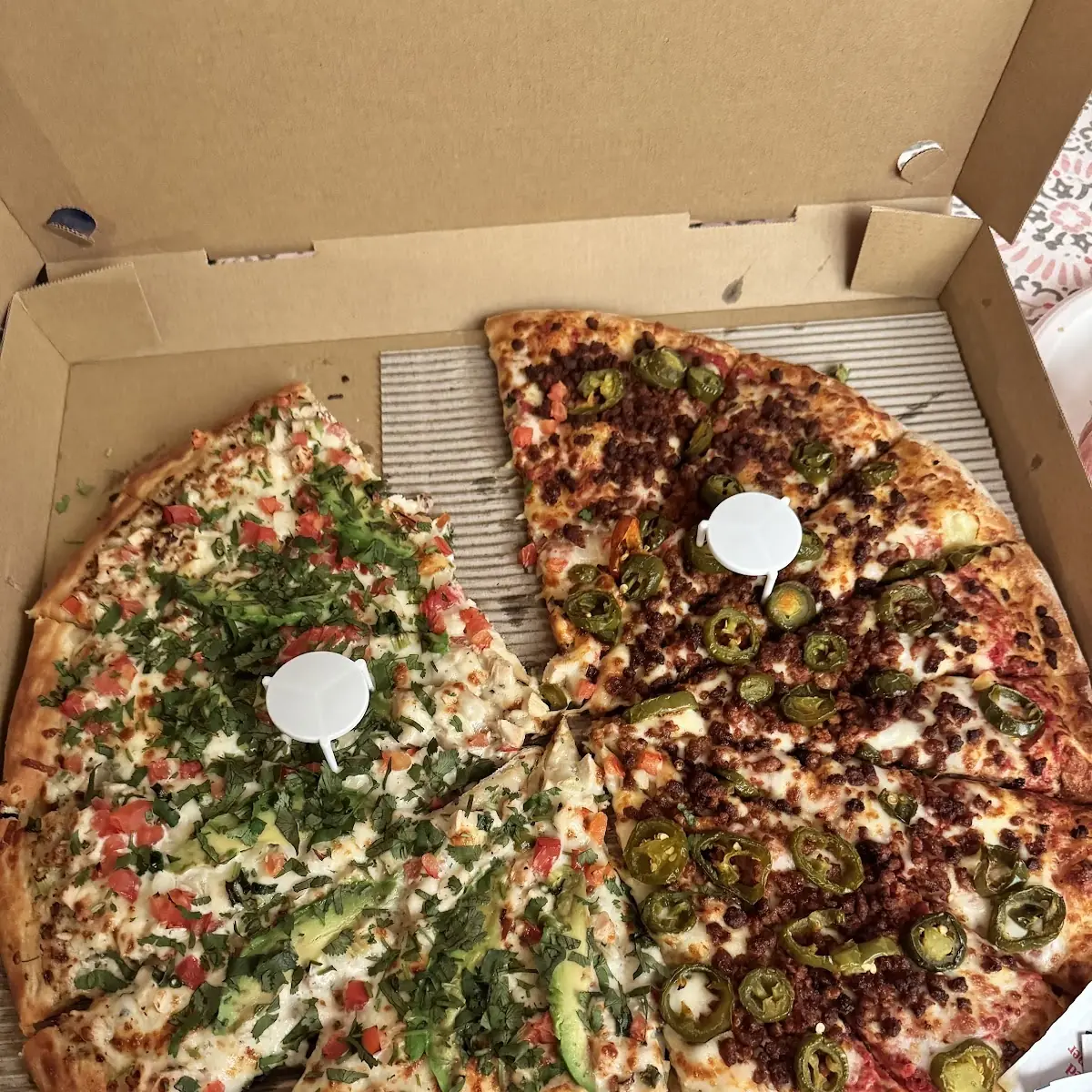 Half & Half Specialty Pizza