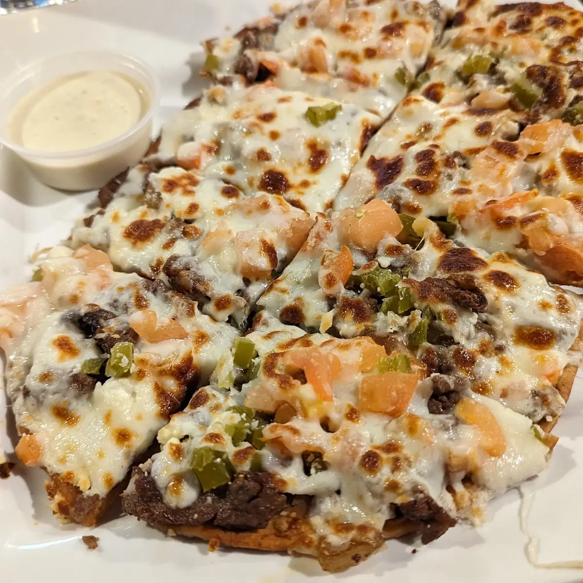 Steak and Goat Cheese Pizza
