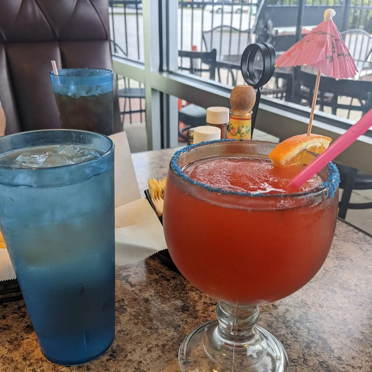Chips and Salsa Jolly Rancher Blue Raspberry Mango Margarita