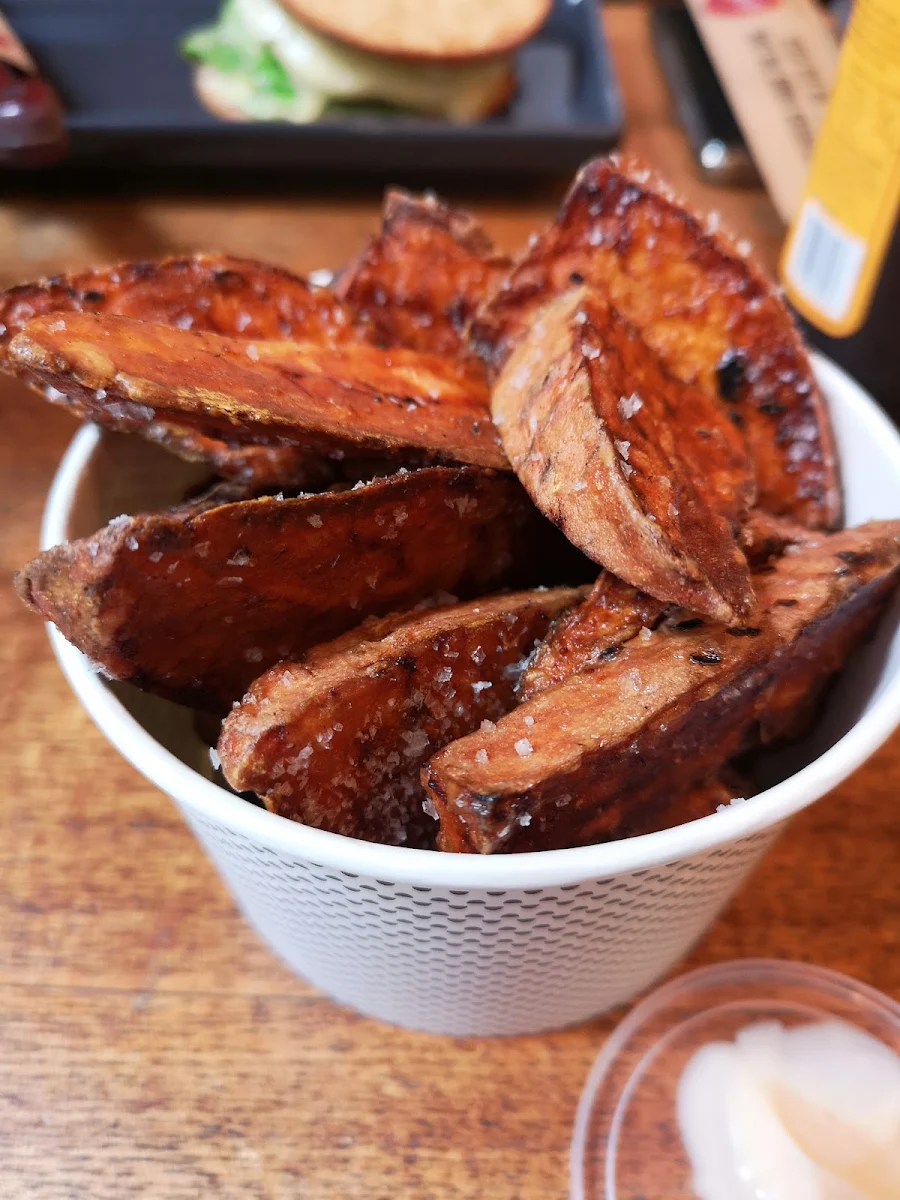 Sweet Potato Chips, Grill'd Burgers - Flinders Lane