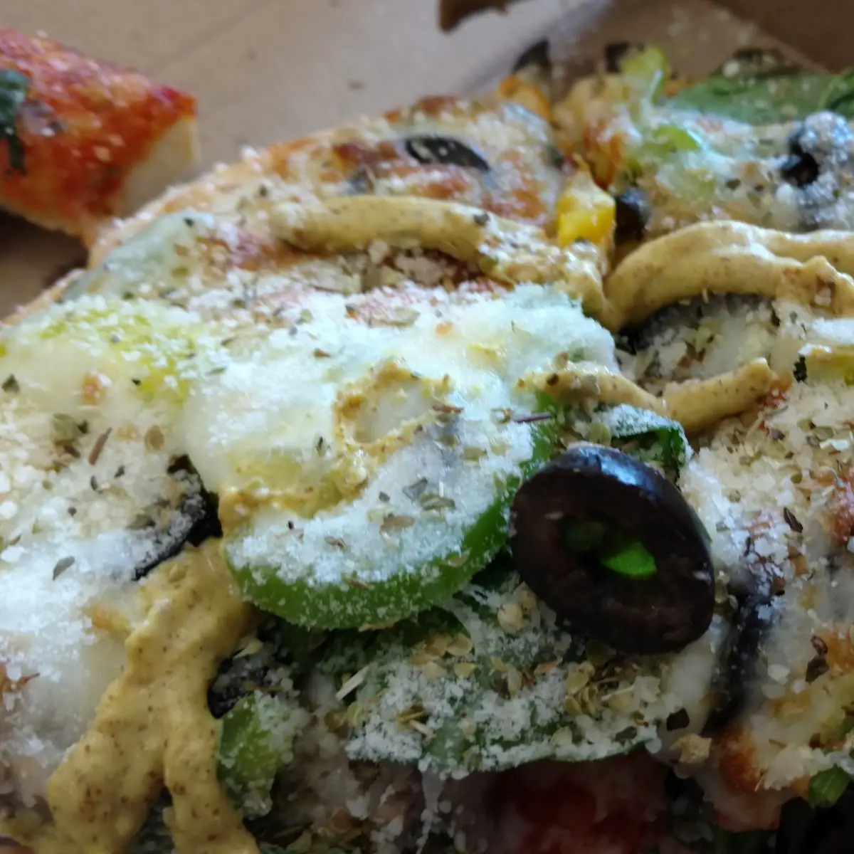 Veggie Pizza with Teriyaki Chicken
