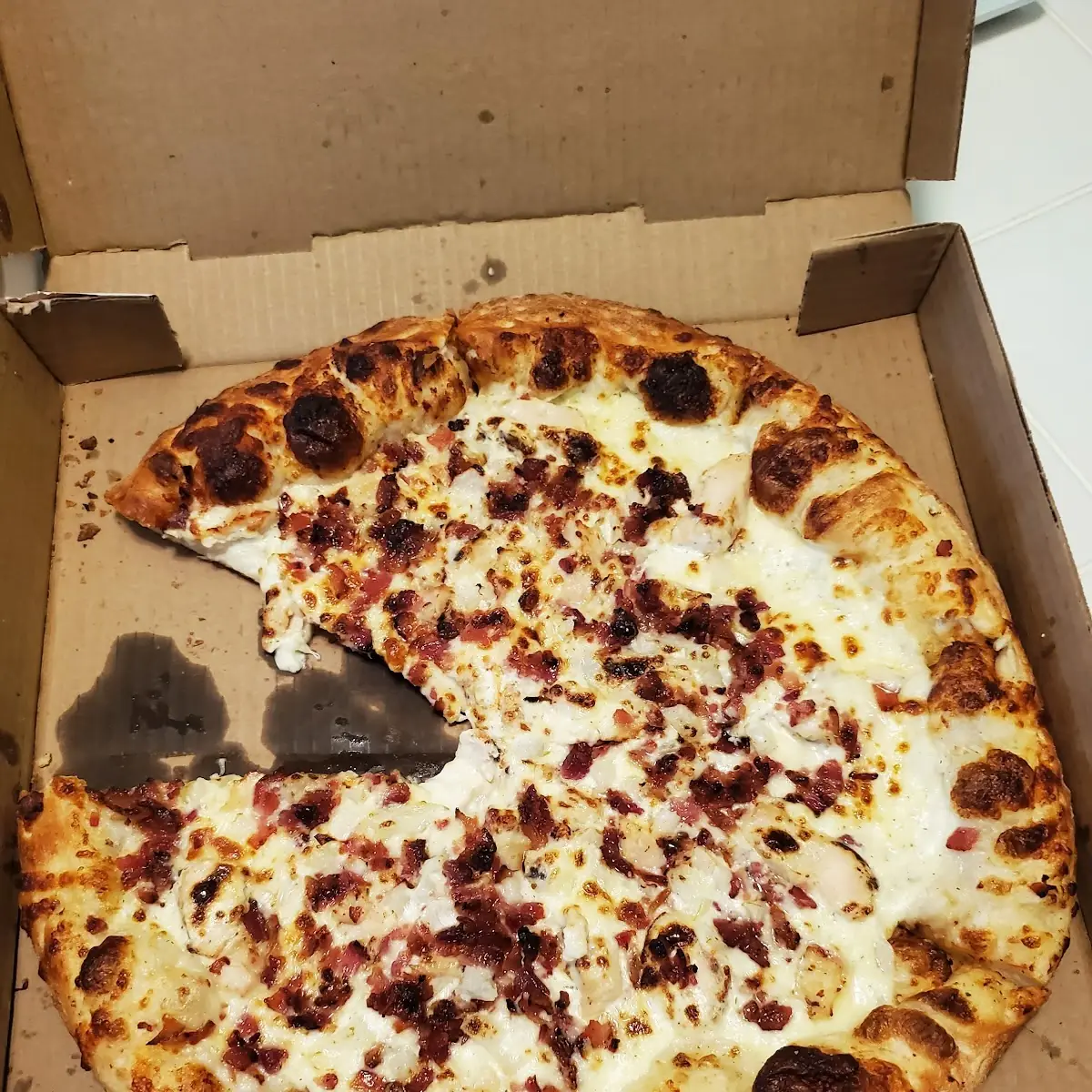 Chicken Bacon Ranch Pizza
