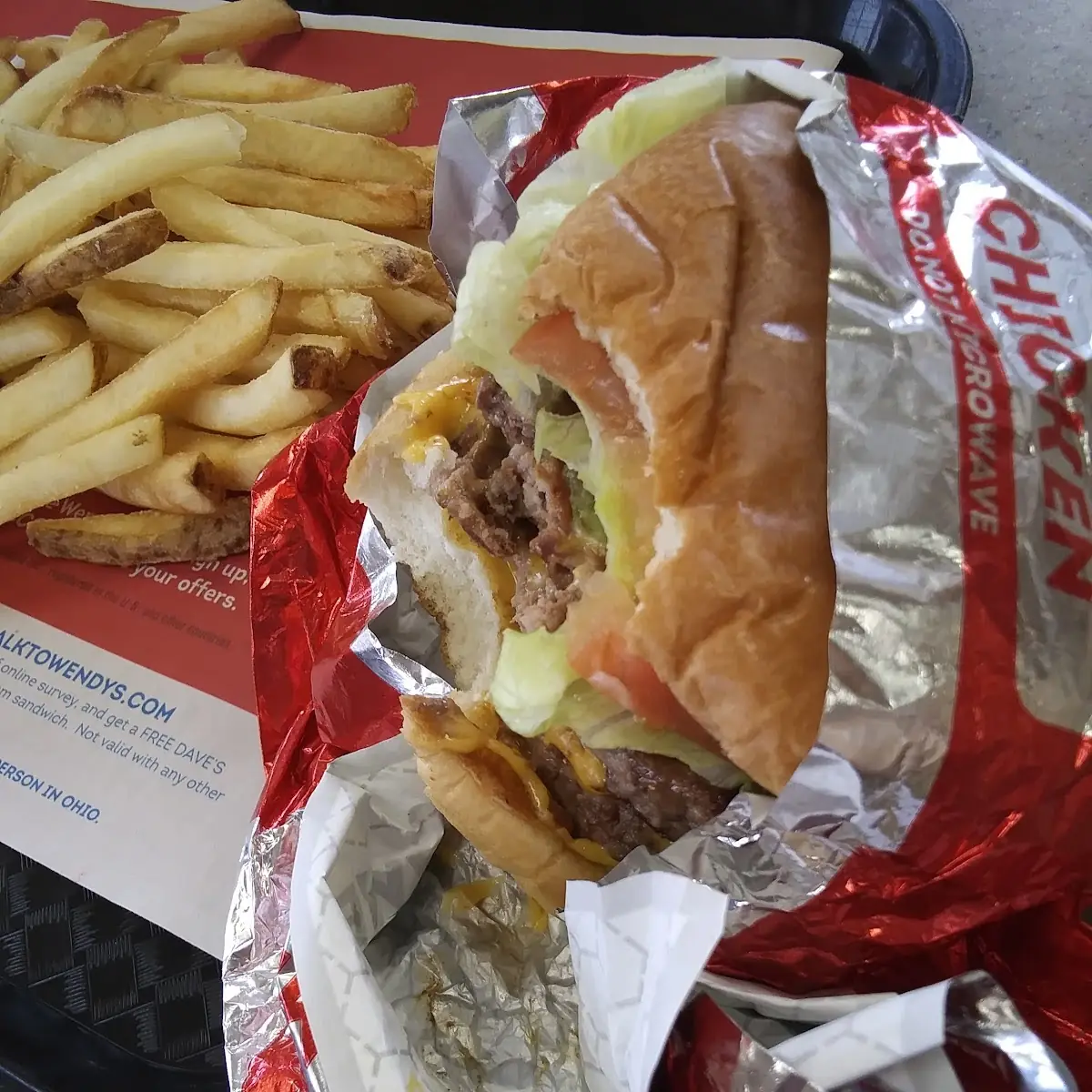 Wendy's Double Cheeseburger Combo