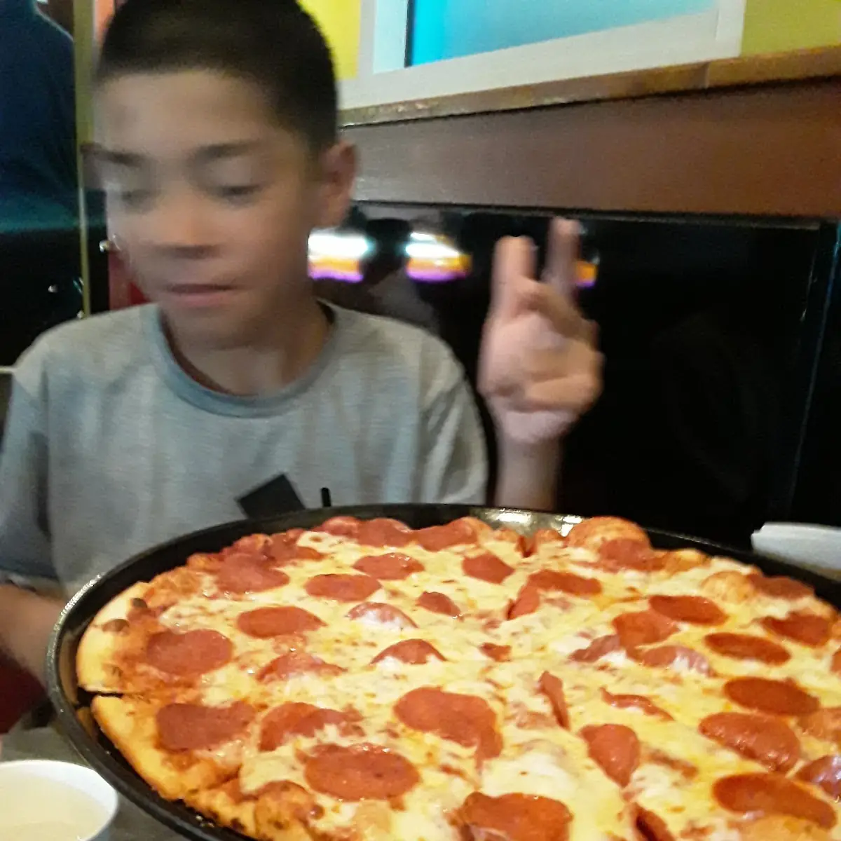 Thin Crust Pepperoni Pizza