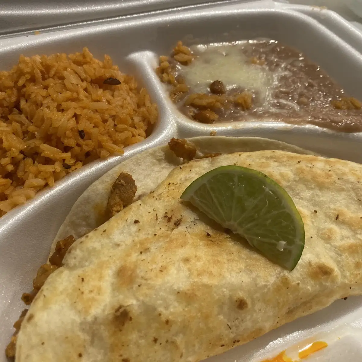 Chicken Quesadilla Plate