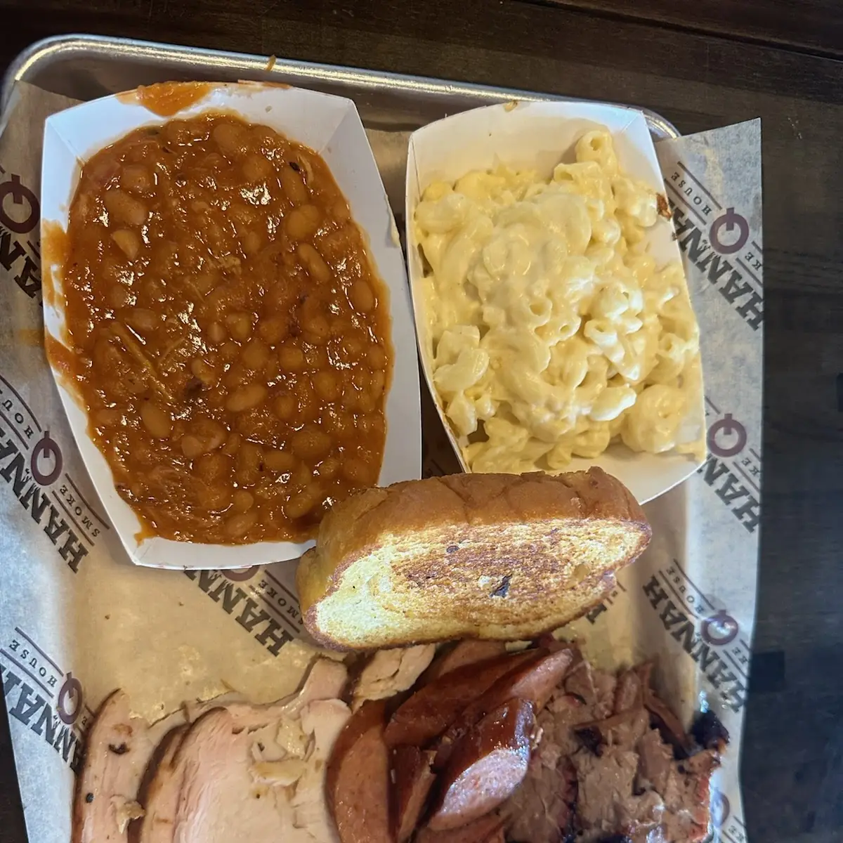 Gouda Mac & Cheese and Baked Beans