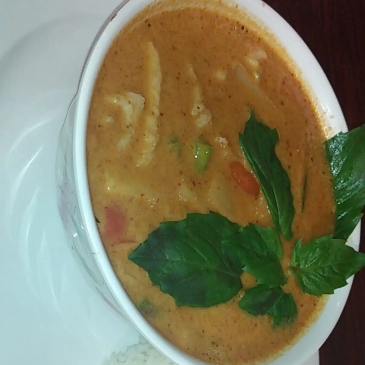 Red Curry with White Rice
