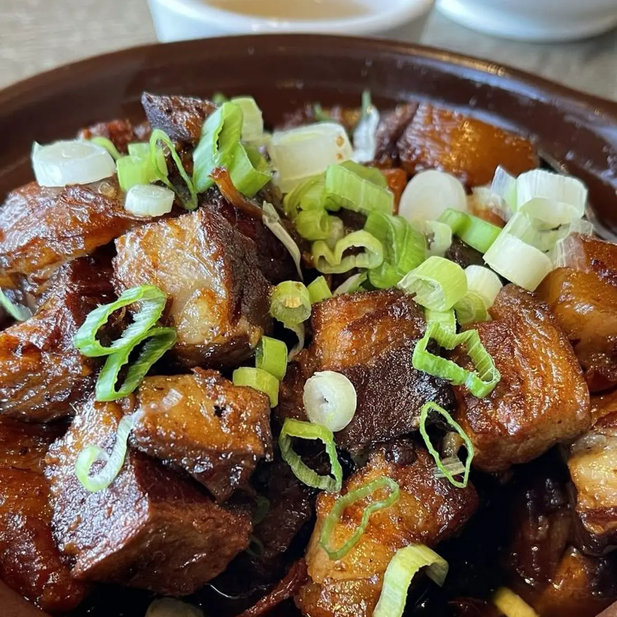 Braised Pork Belly in Brown Sauce