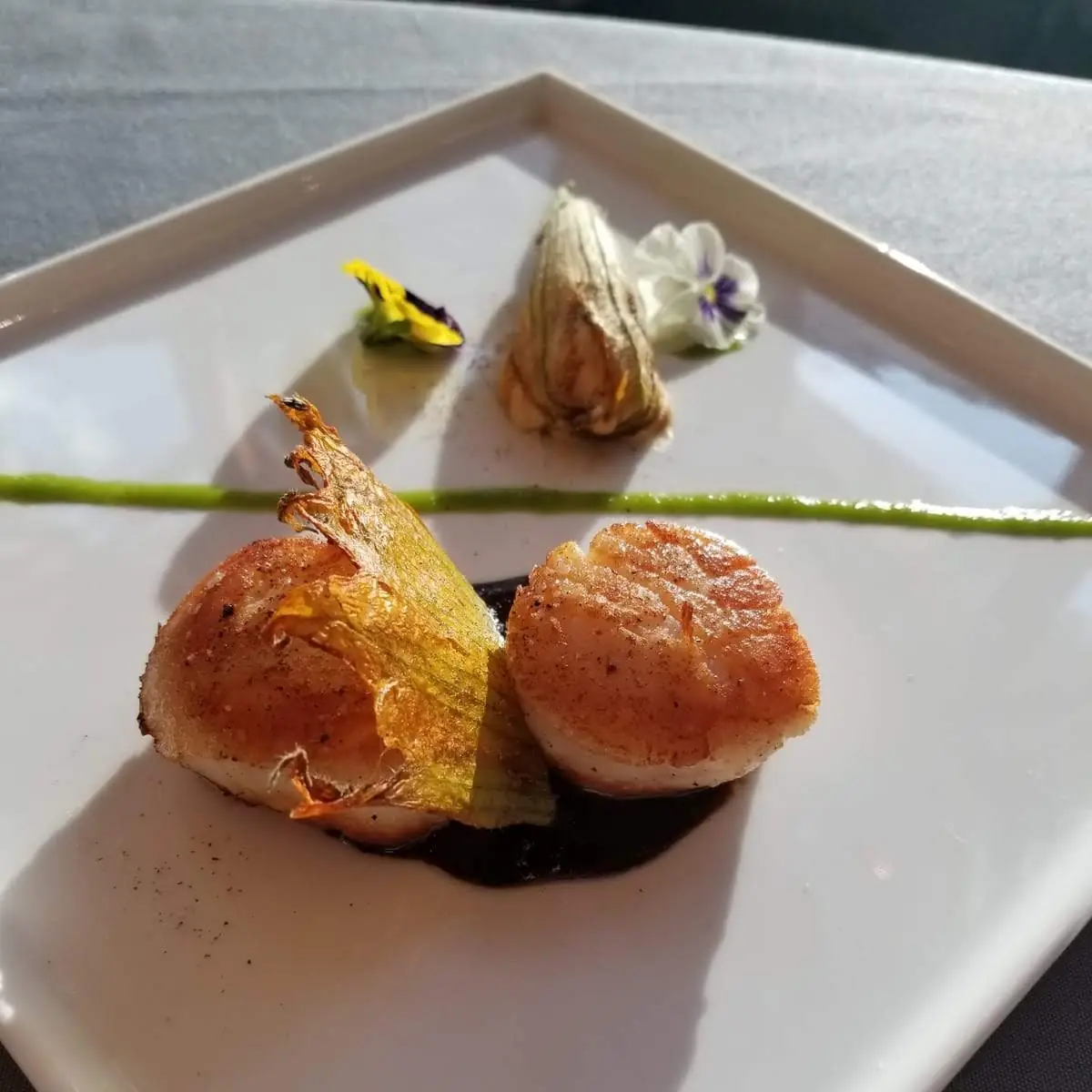 Bronzed Sea Scallops