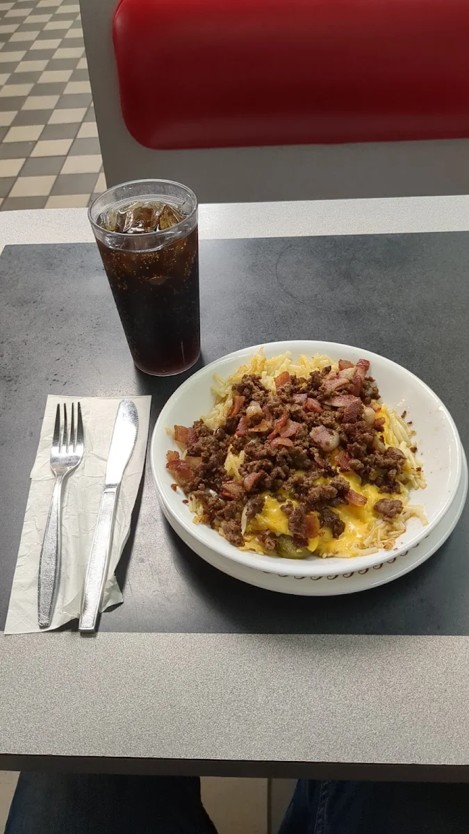 Cheeseburger Hash-Brown Bowl