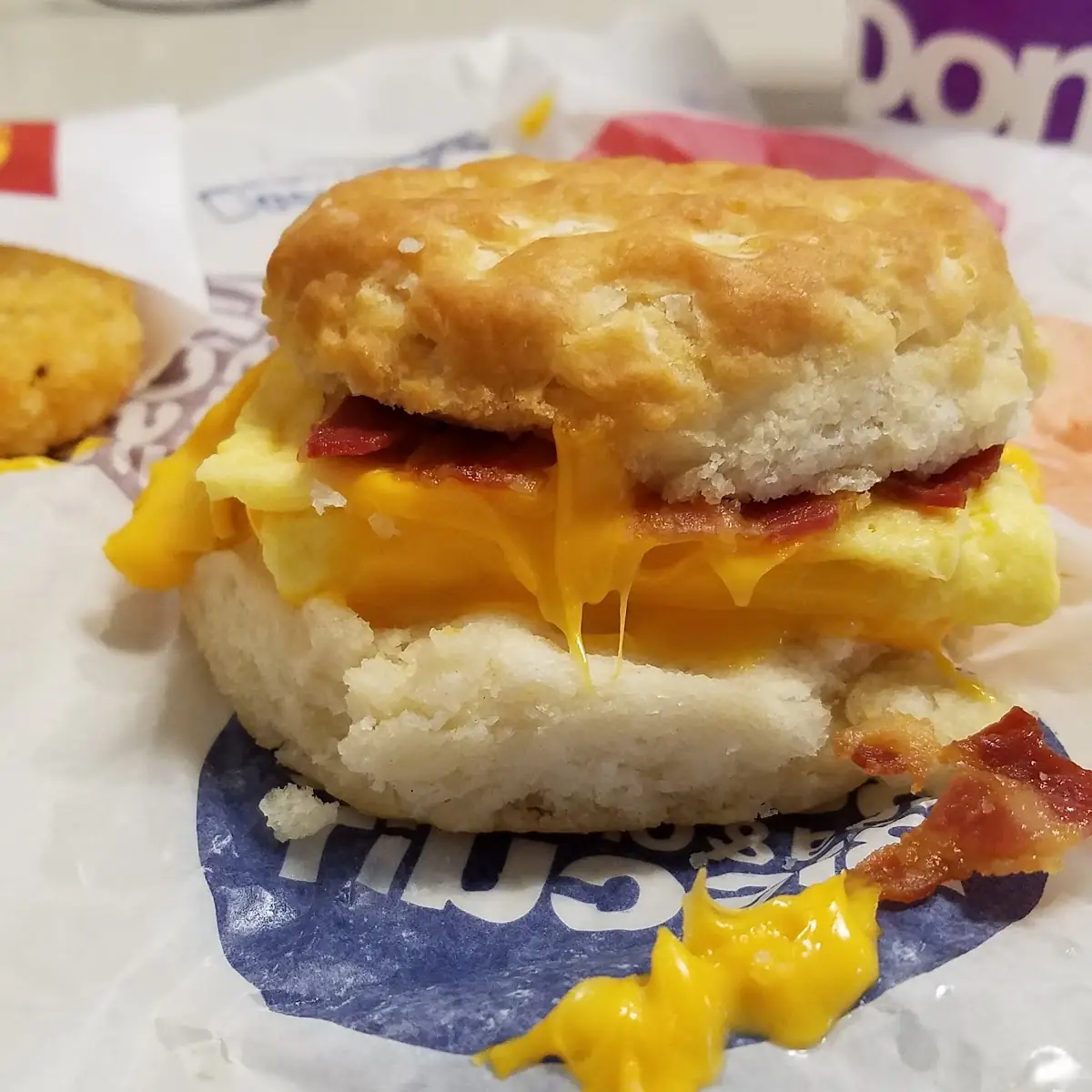 Bacon Egg & Cheese Biscuit