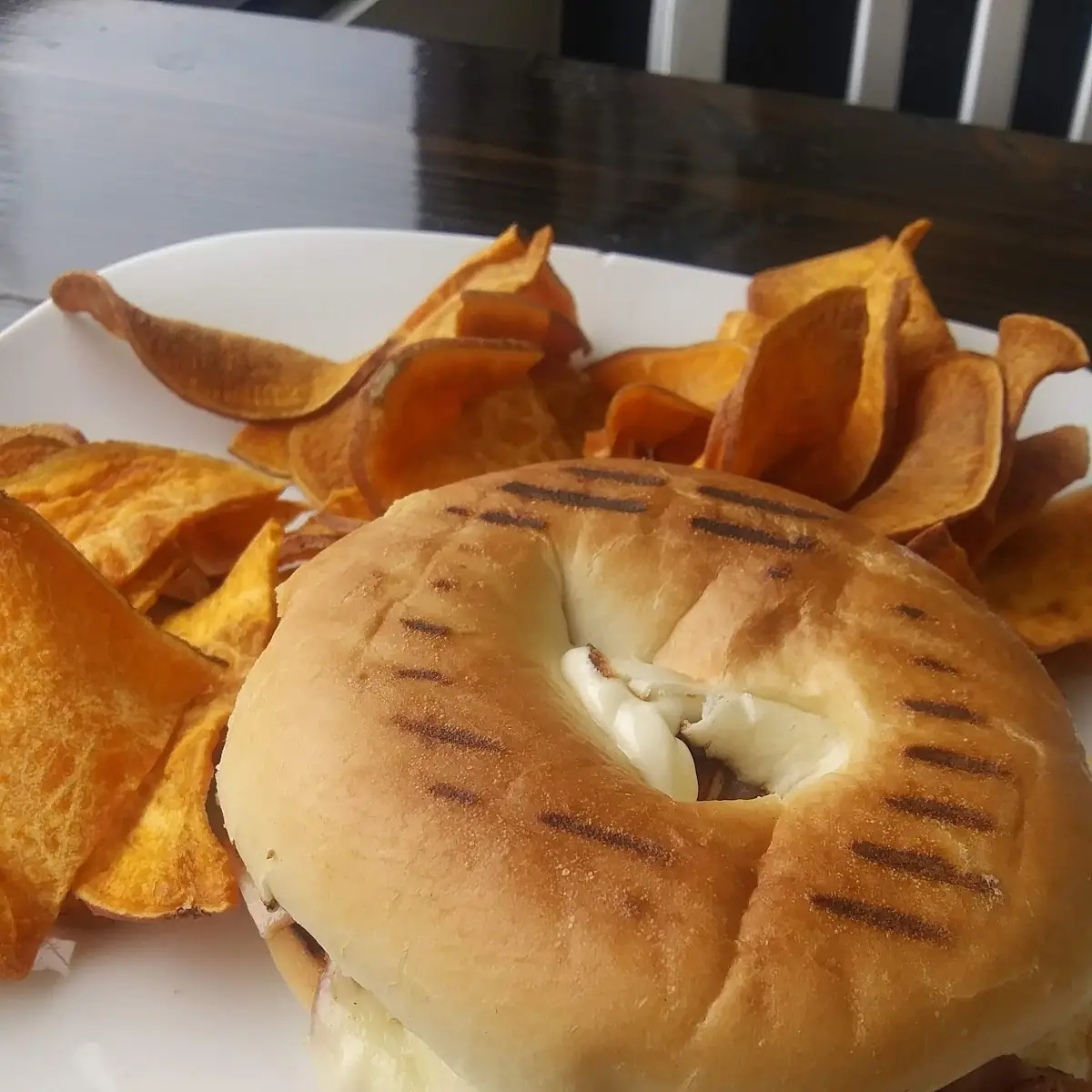 Ham Egg & Cheese Bagel