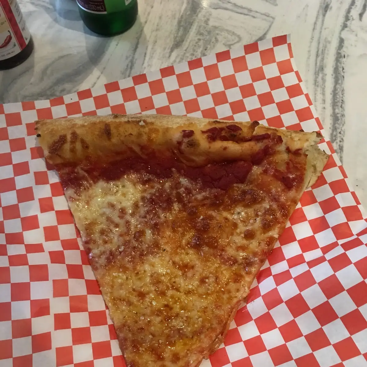 Pepperoni and Sausage Pizza Slice