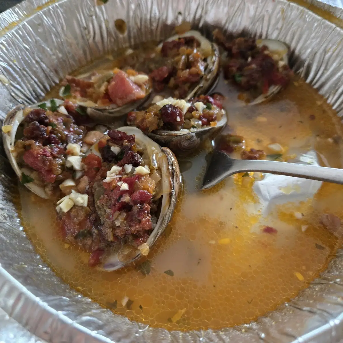 Clams on Half Shell