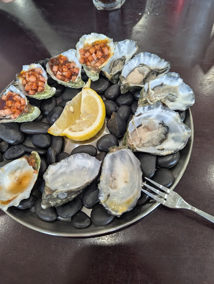 Half Oysters Natural and Half Kilpatrick, Salt Food & Events