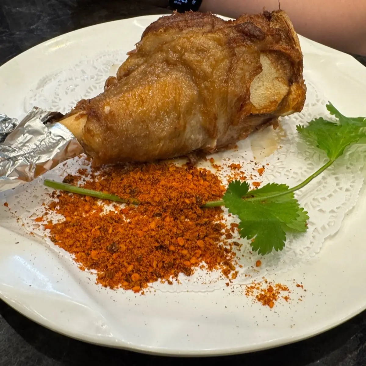 Crispy Baked Lamb Shank