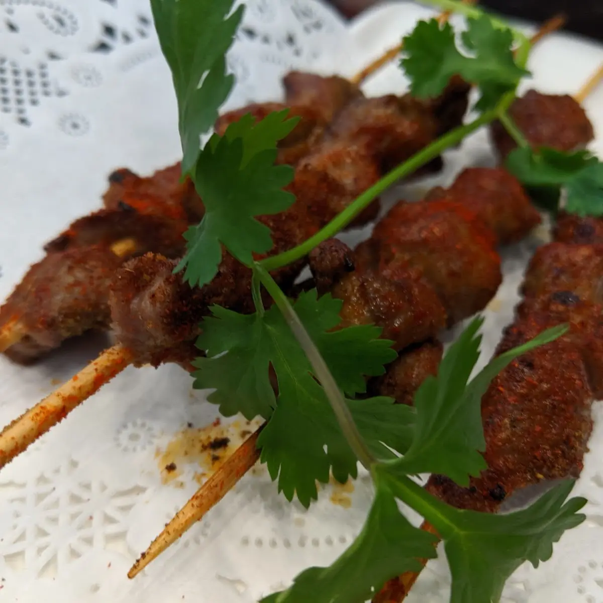 Mongolian Lamb Skewer