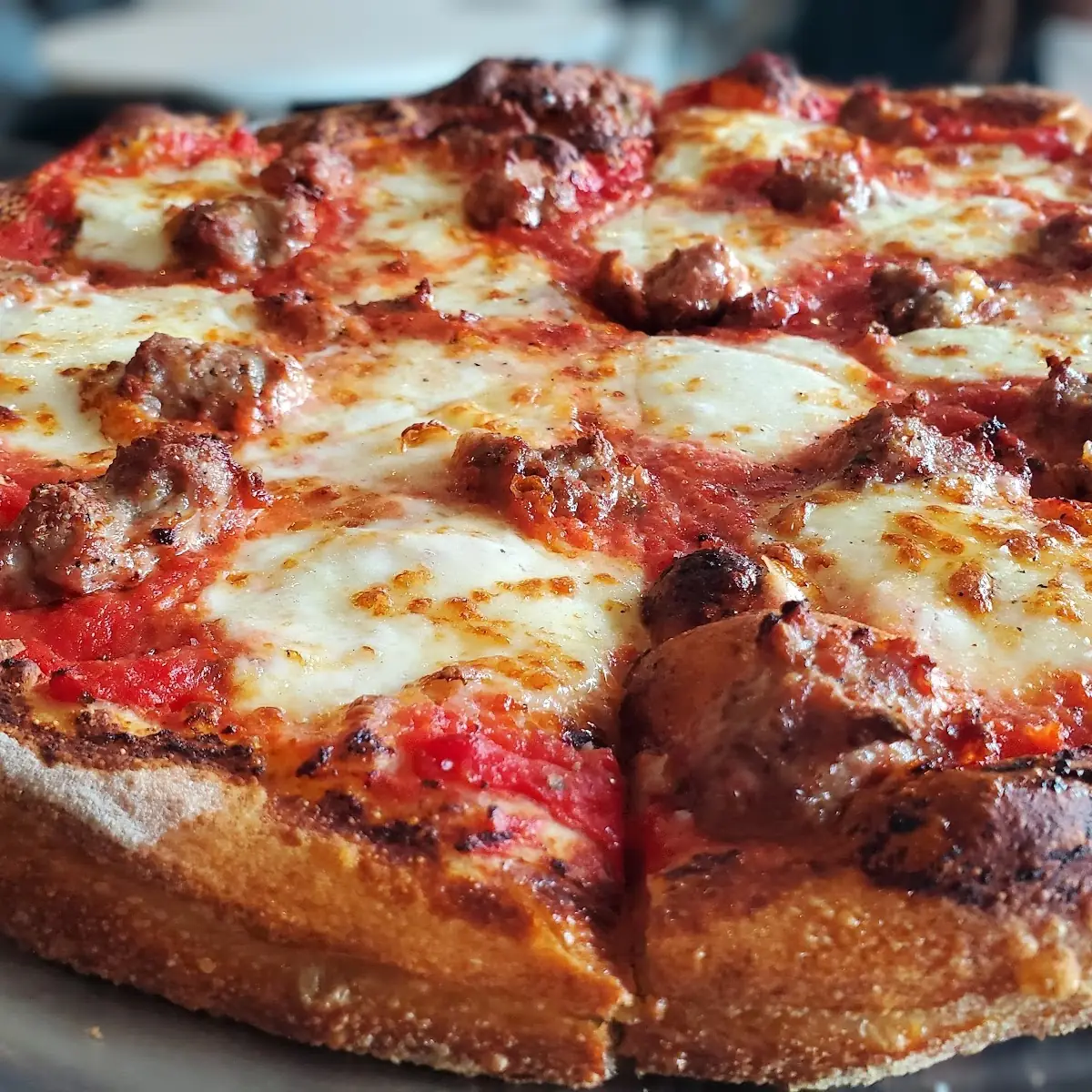 Sicilian Deep Dish Pan Pizza