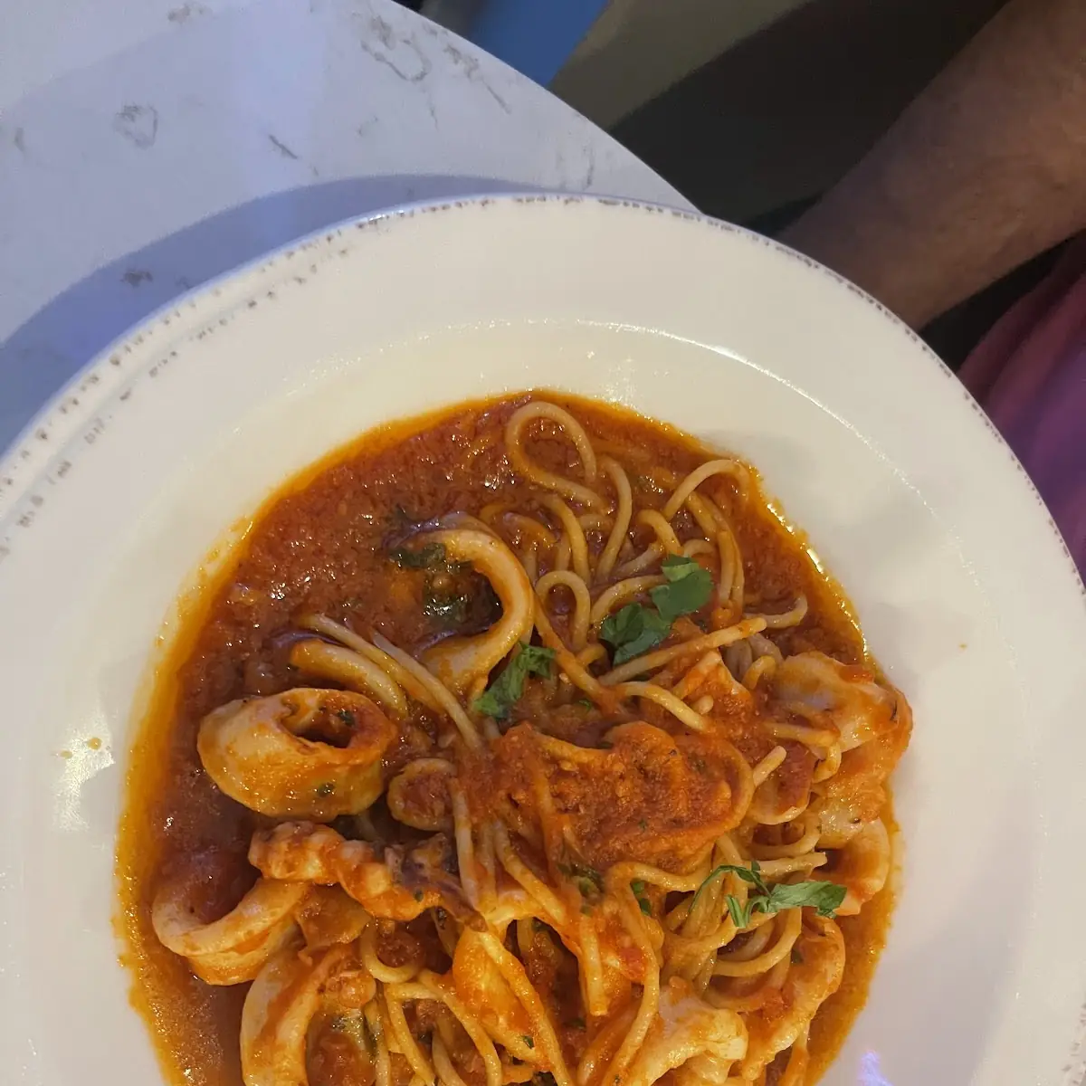 Spaghetti Al Calamari