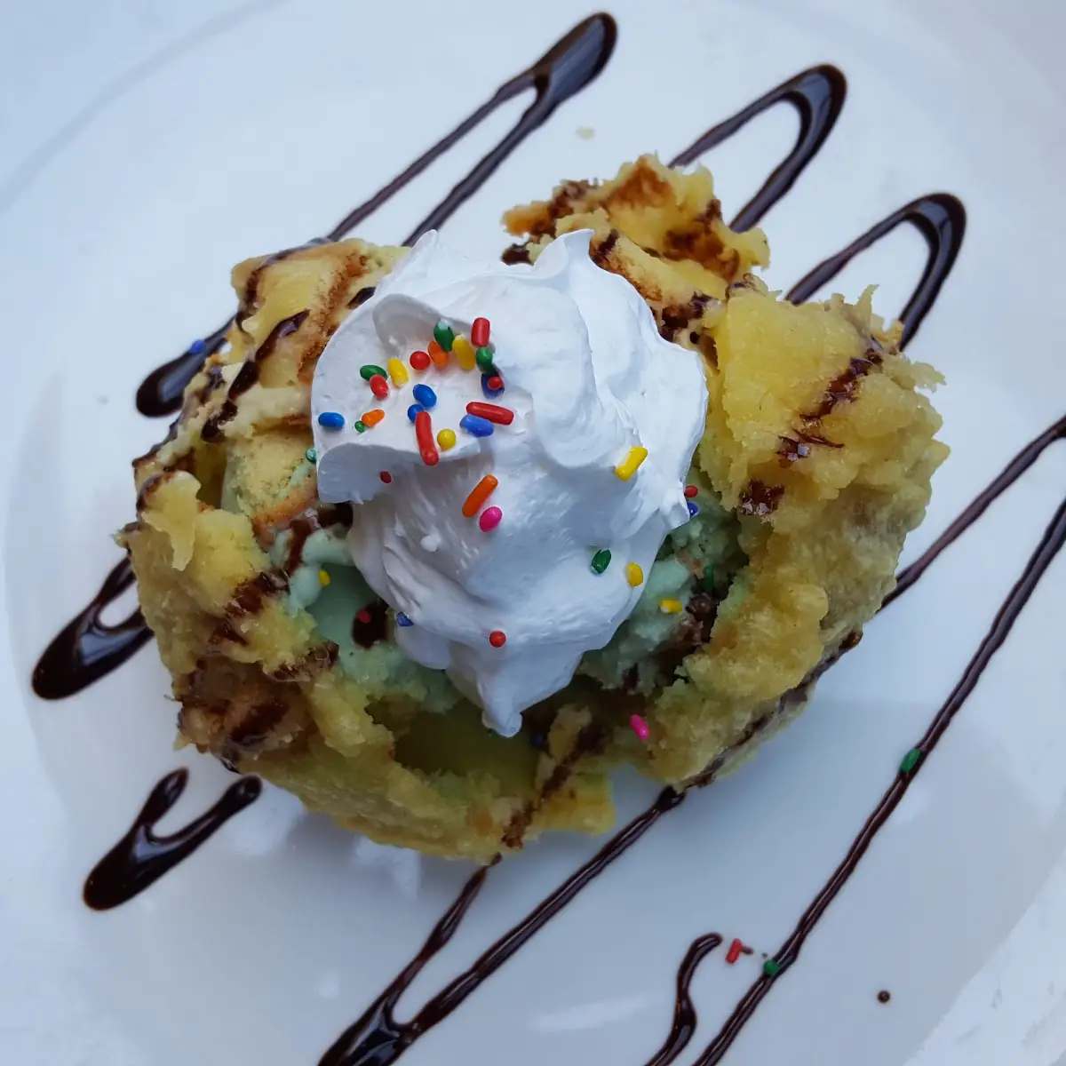 Green Tea Tempura Ice Cream