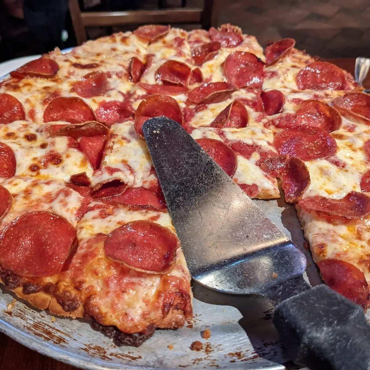 Thin Crust Pepperoni Pizza