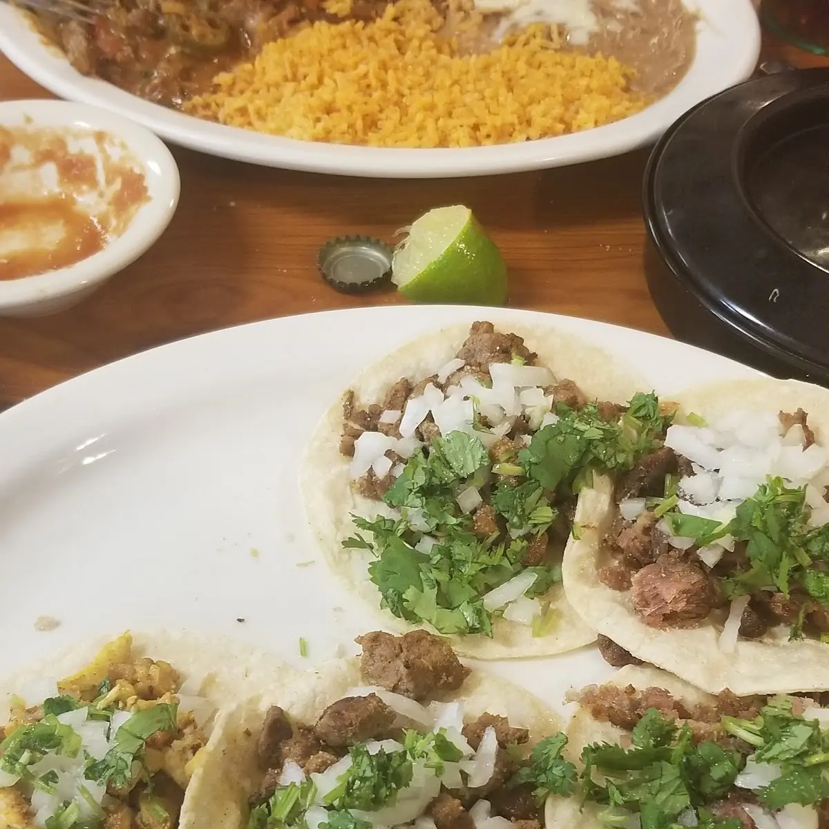 Carne Asada Taco Plate