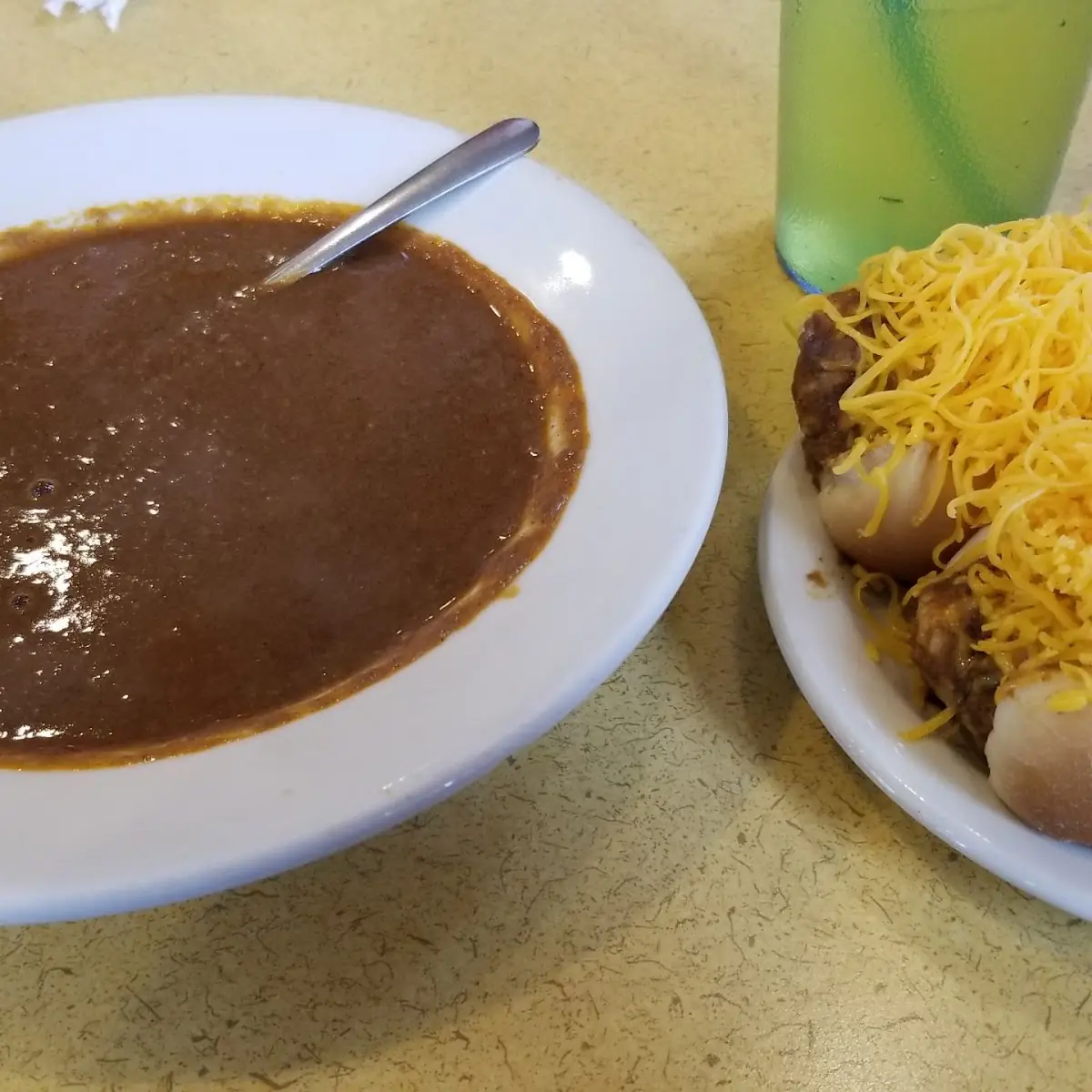 Chilli with Cheese Coney Dog