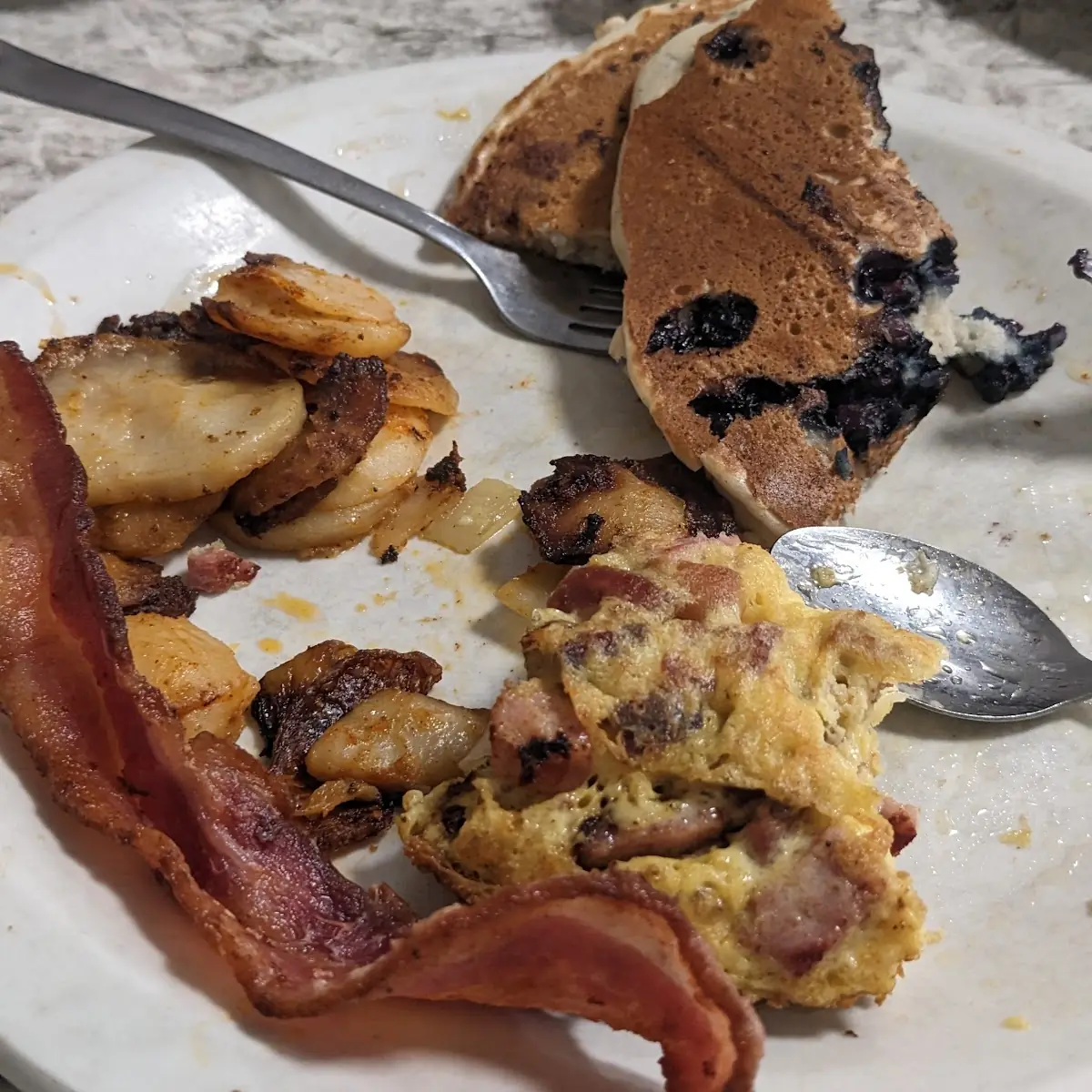 Eggs and Bacon with Everything Bagel