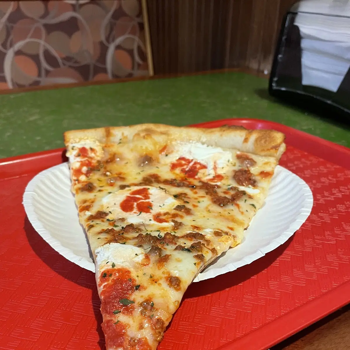 Margarita Pizza Slice