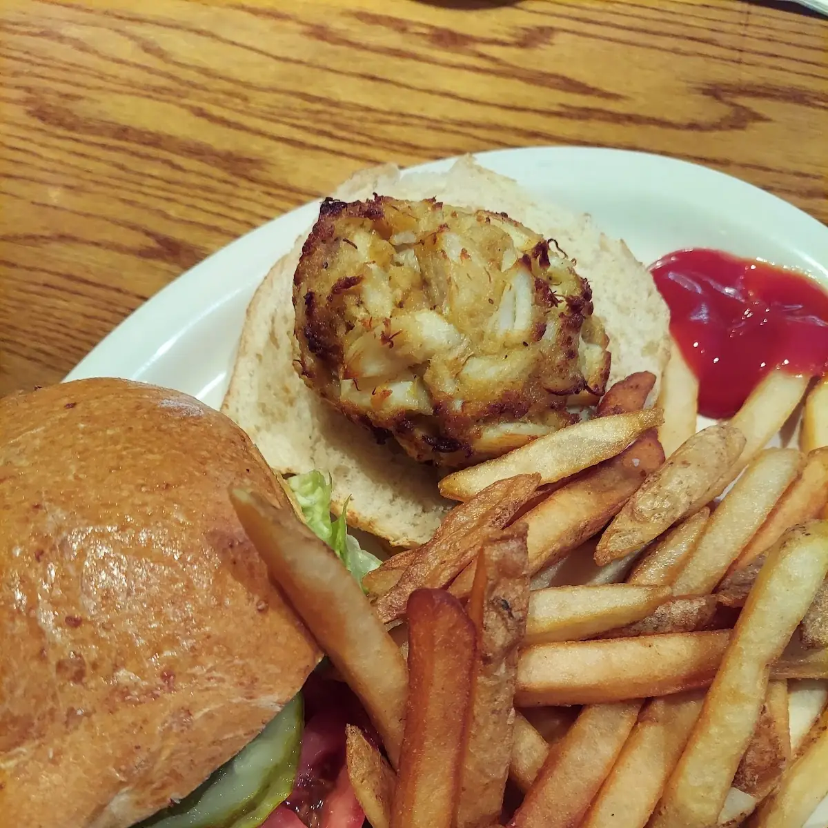 Crab Cake Sandwich Broiled