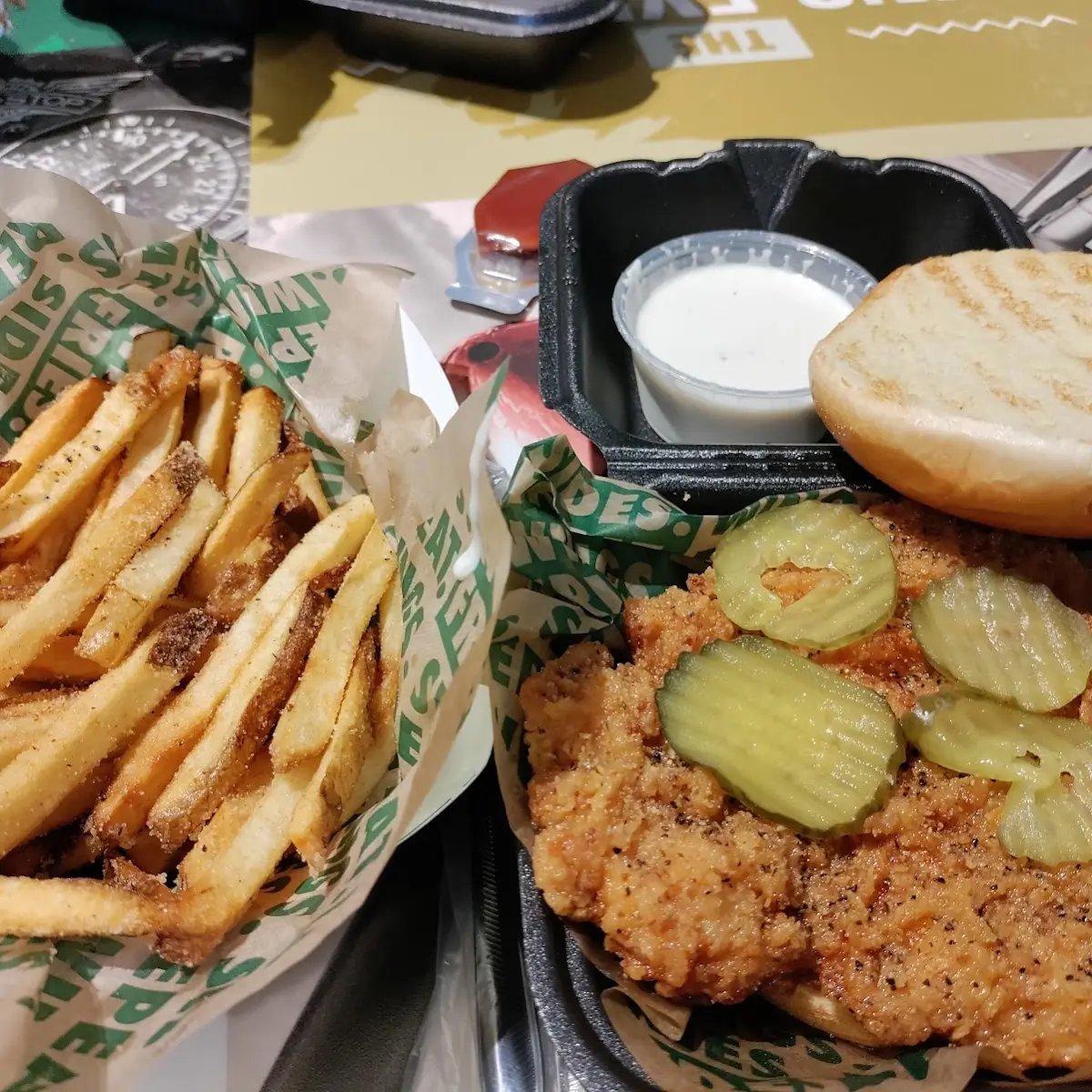 Lemon Pepper Chicken Sandwich Combo