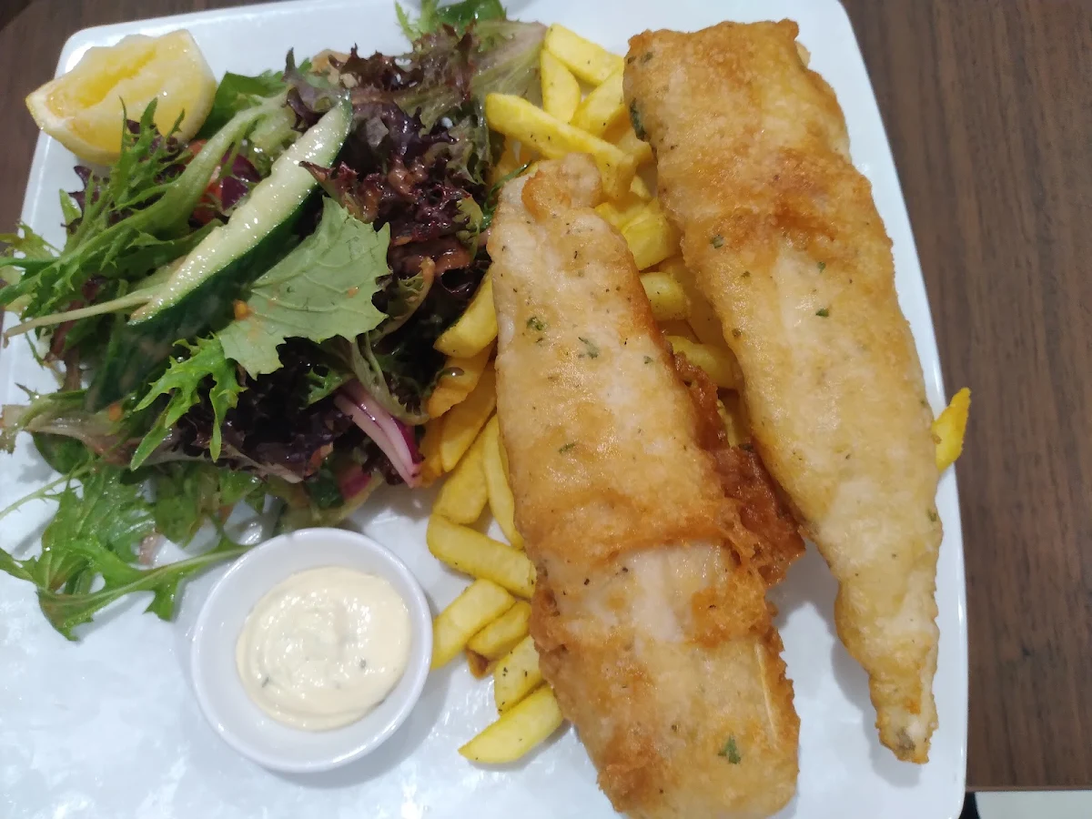 Fish Chips and Salad, La Vita Ristorante Cafe