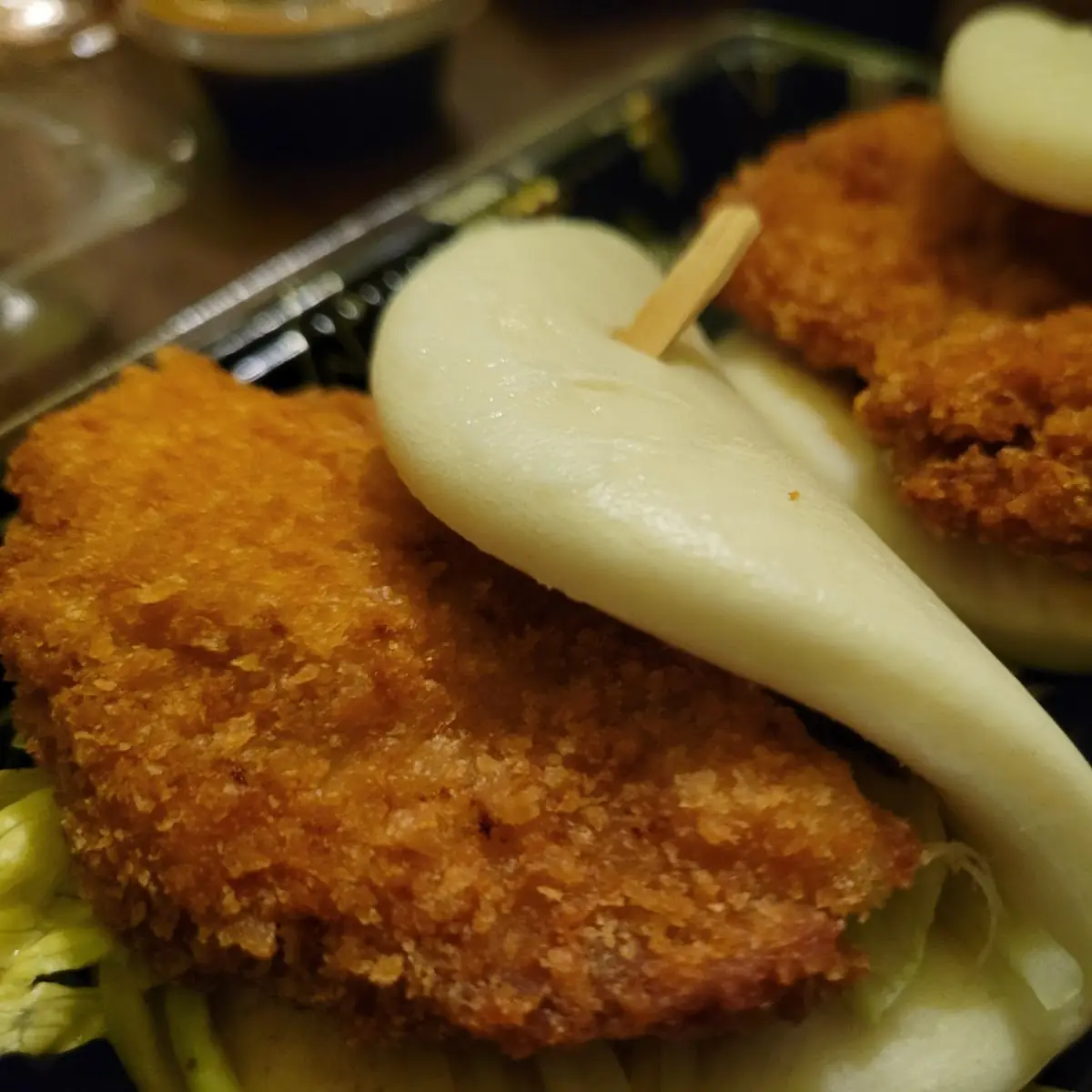 Fried Chicken Steamed Bun