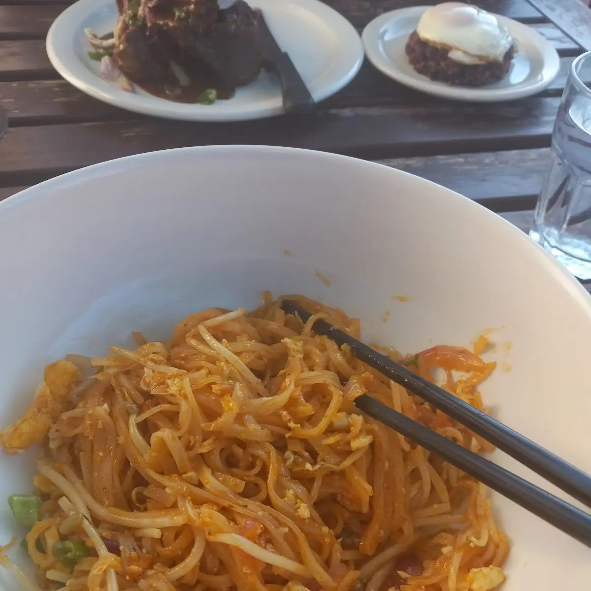 Shrimp Pad Thai, Erie St GastroPub