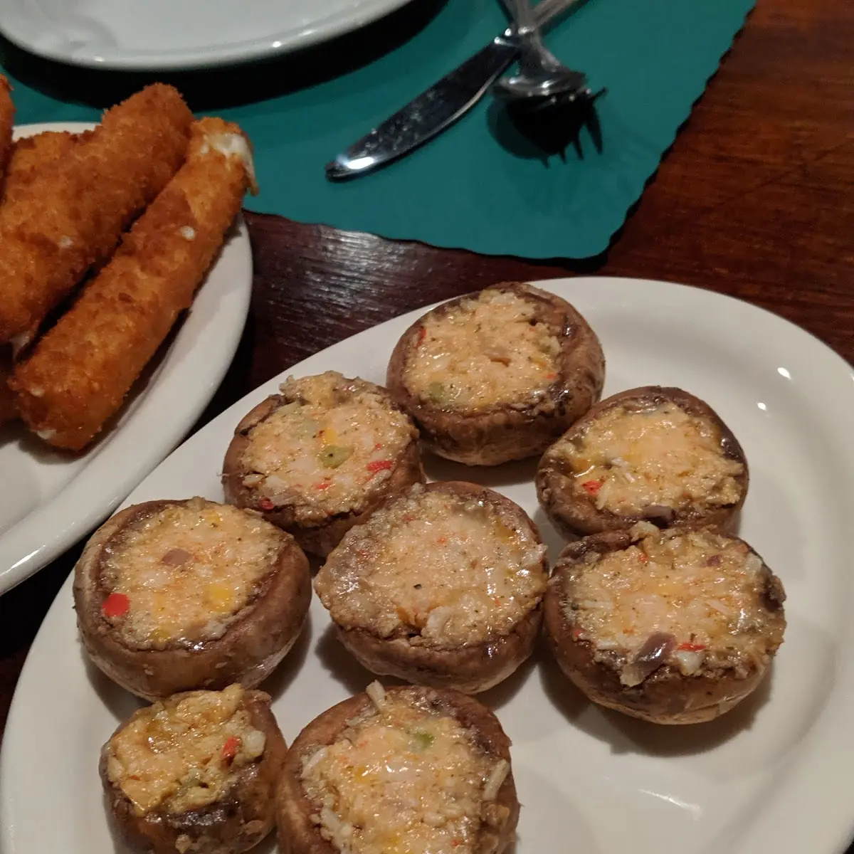 Cajun Stuffed Mushrooms