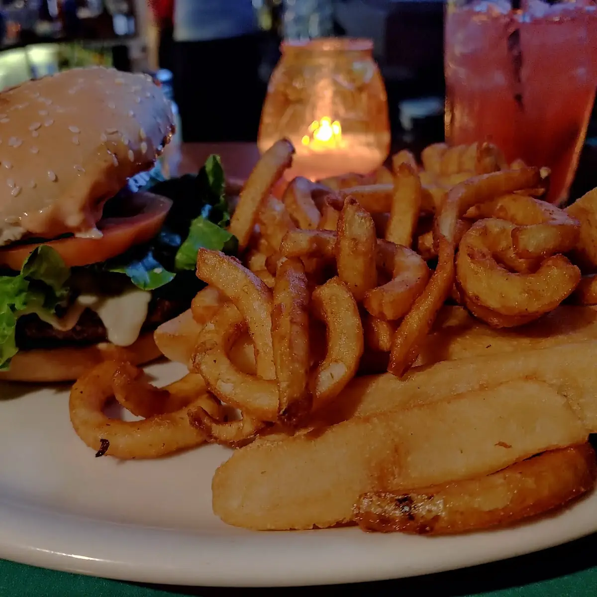 Mushroom Swiss Burger