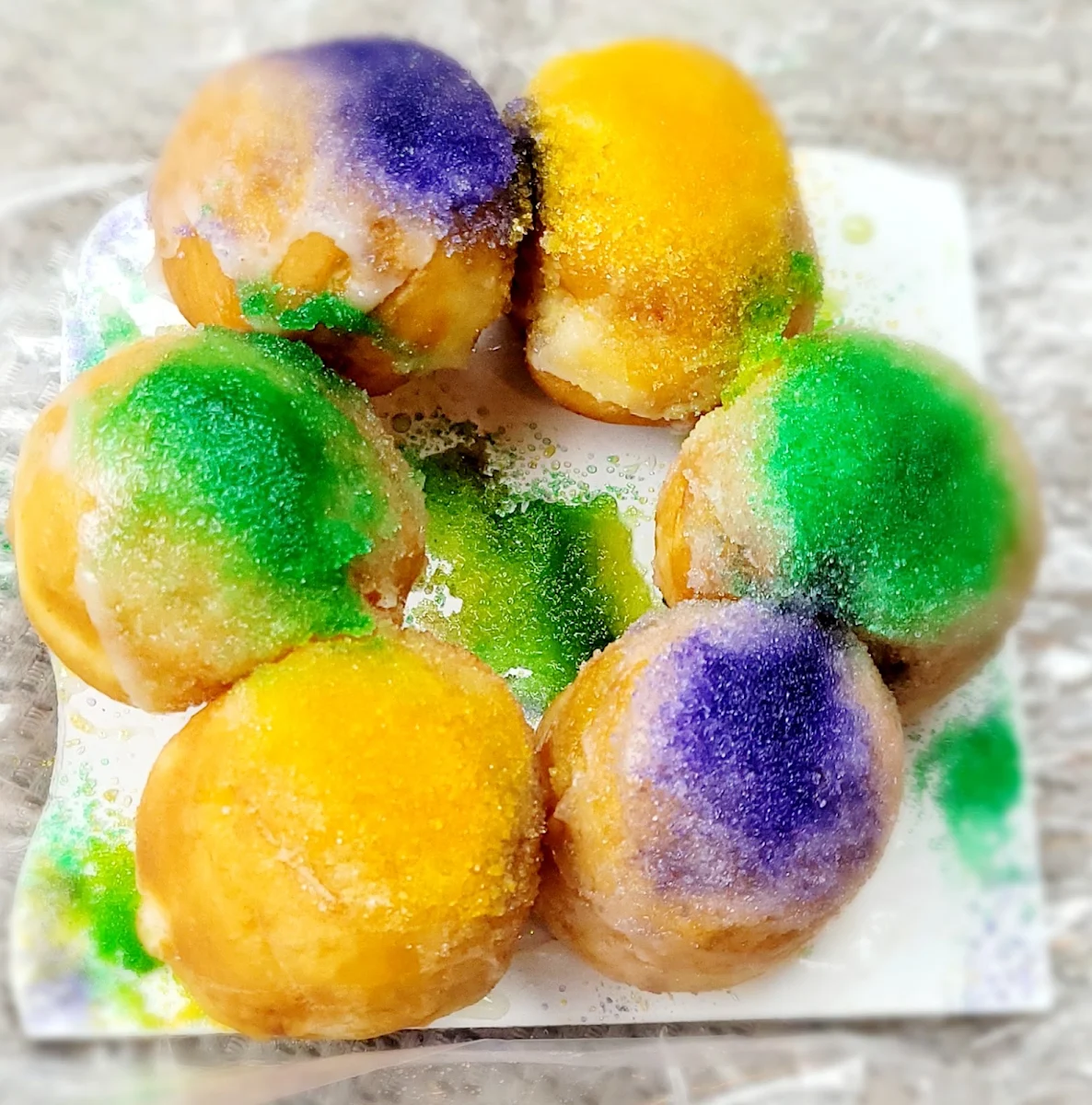 Donut Holes King Cake