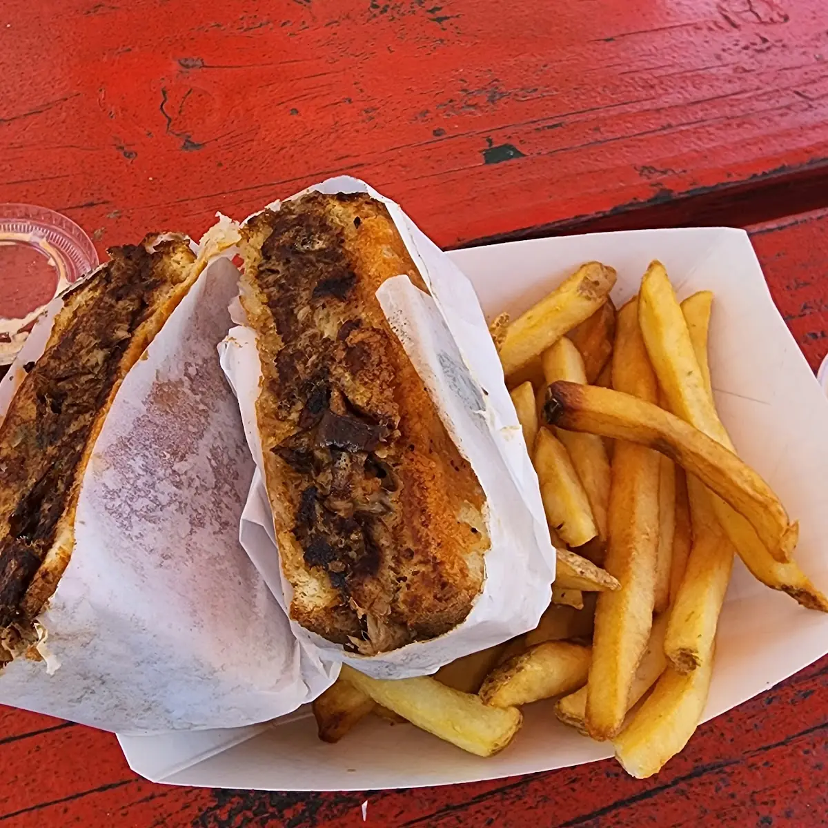 Tuna Melt with Fried and Spicey Ranch
