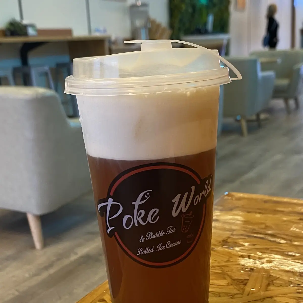 Oolong Tea with Cheese Foam