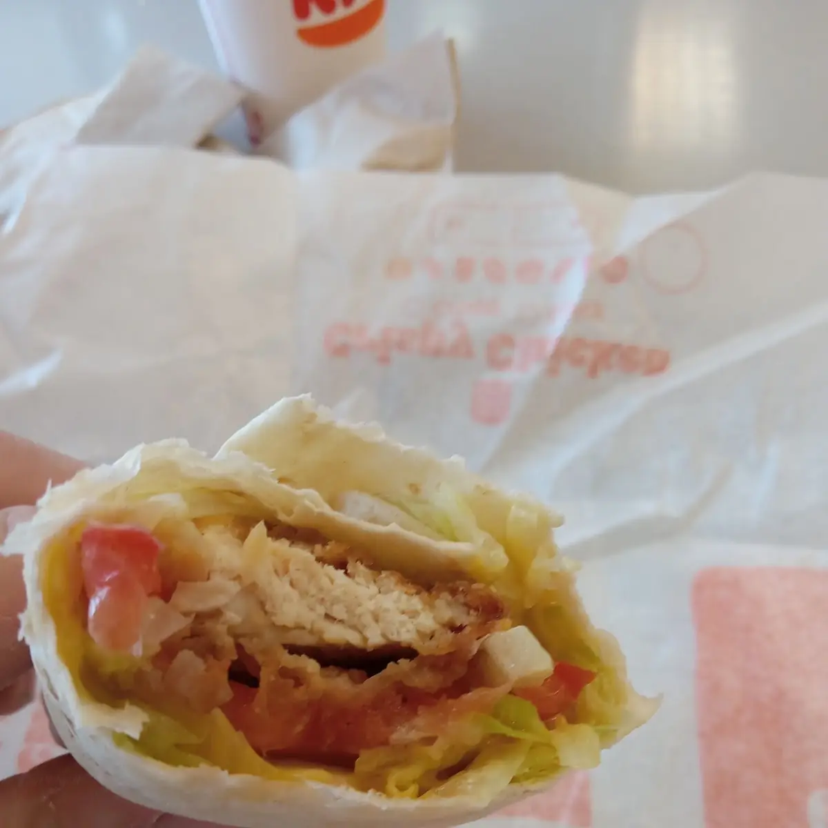 Honey Mustard Chicken Wrap
