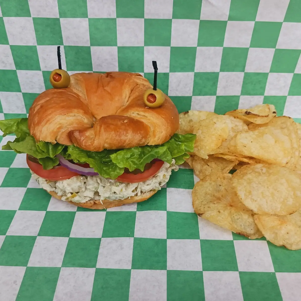 Homemade Chicken Salad Sandwich