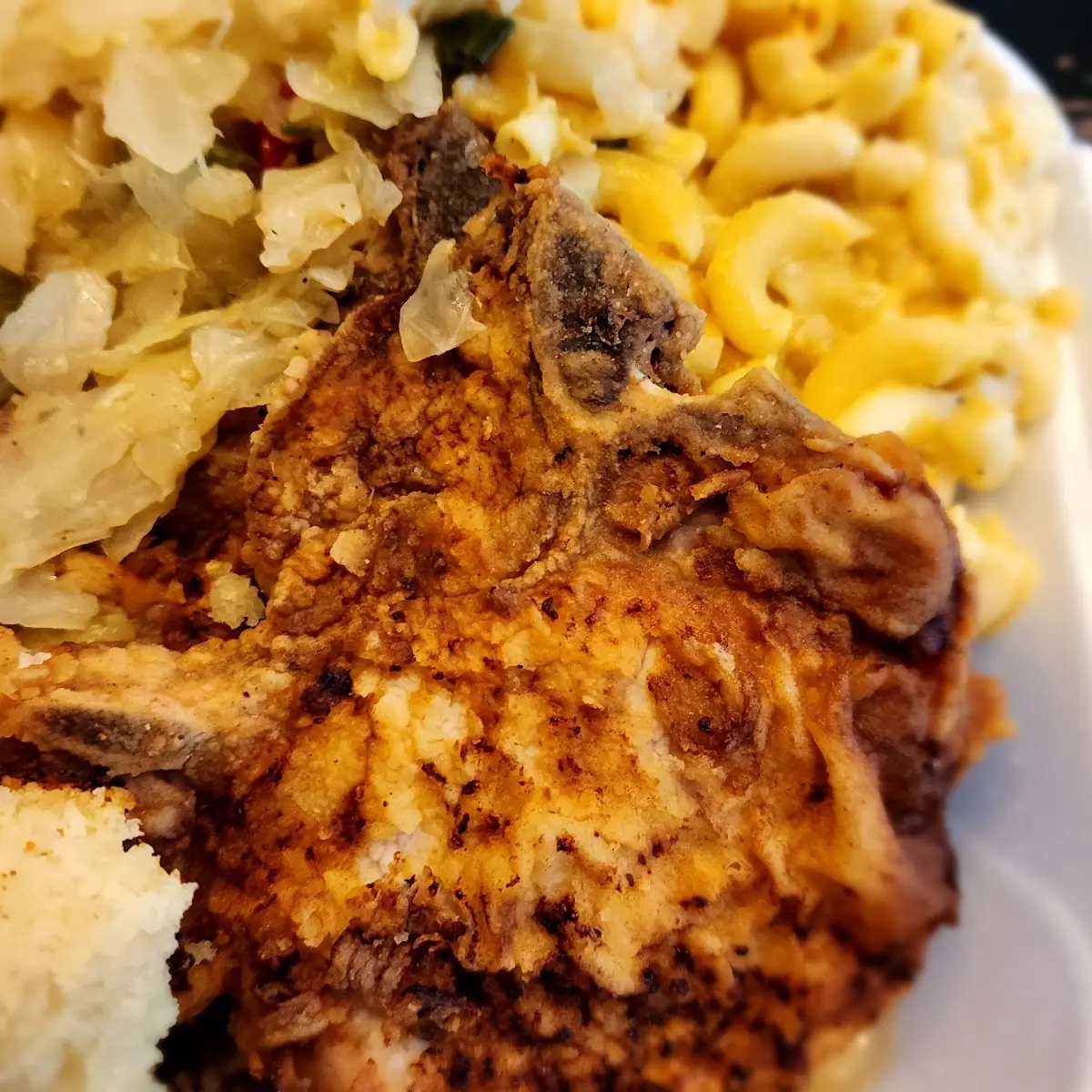 Pork Chop Mac & Cheese