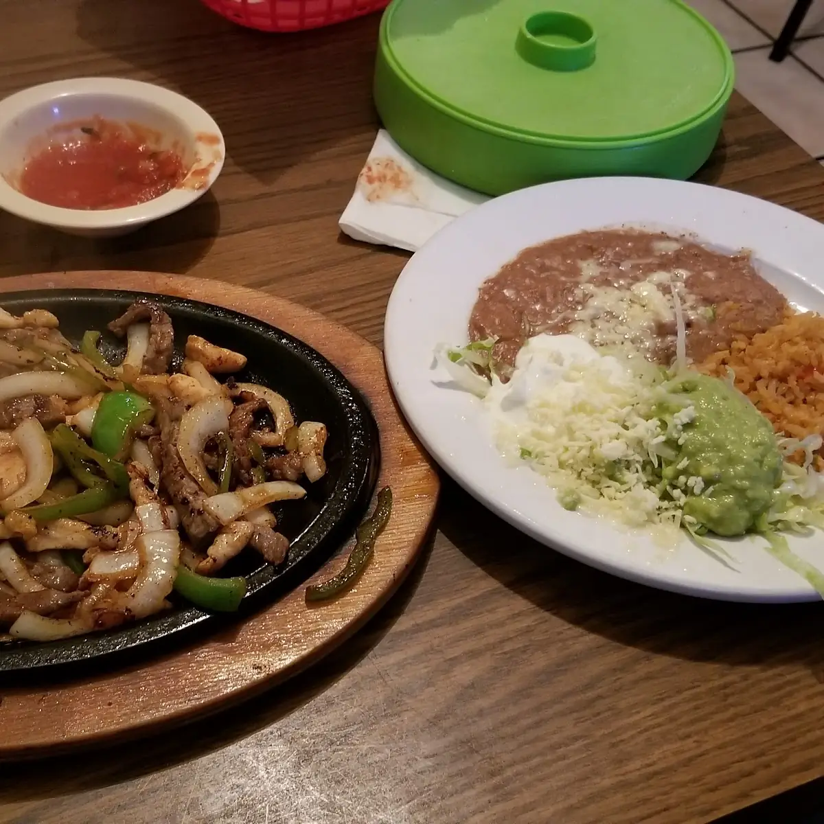 Steak and Chicken Fajitas