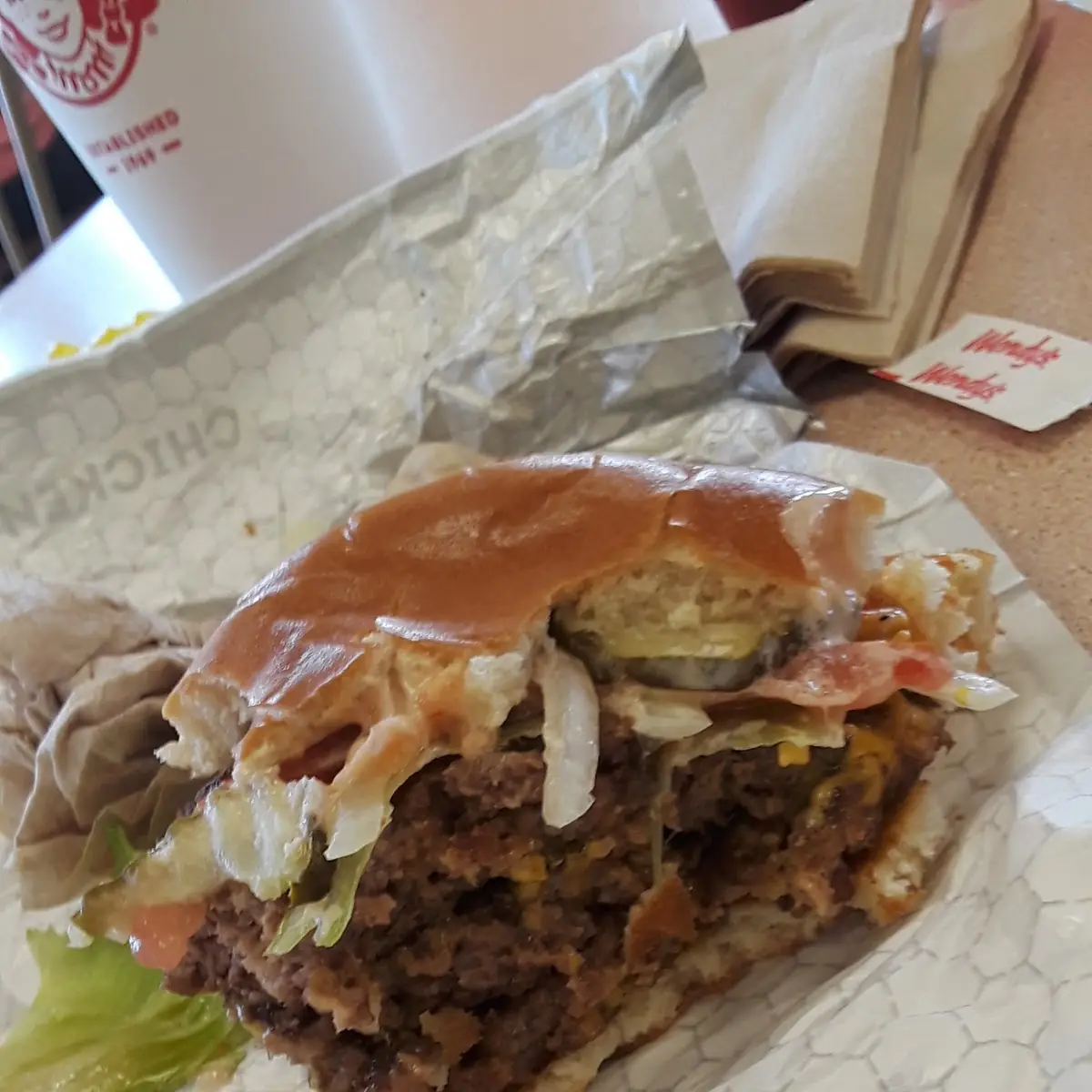 Dave's Triple Cheeseburger